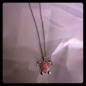 Sterling Silver Sea Turtle Necklace